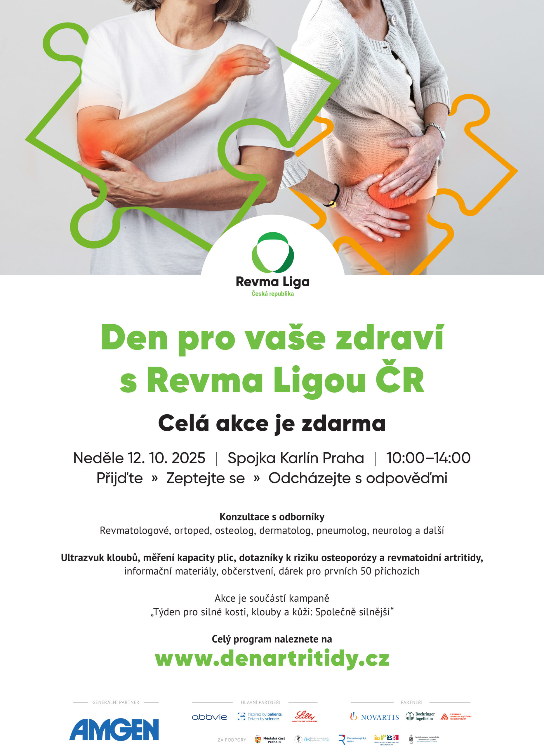 Den pro vaše zdraví s Revma Ligou ČR (plakát)